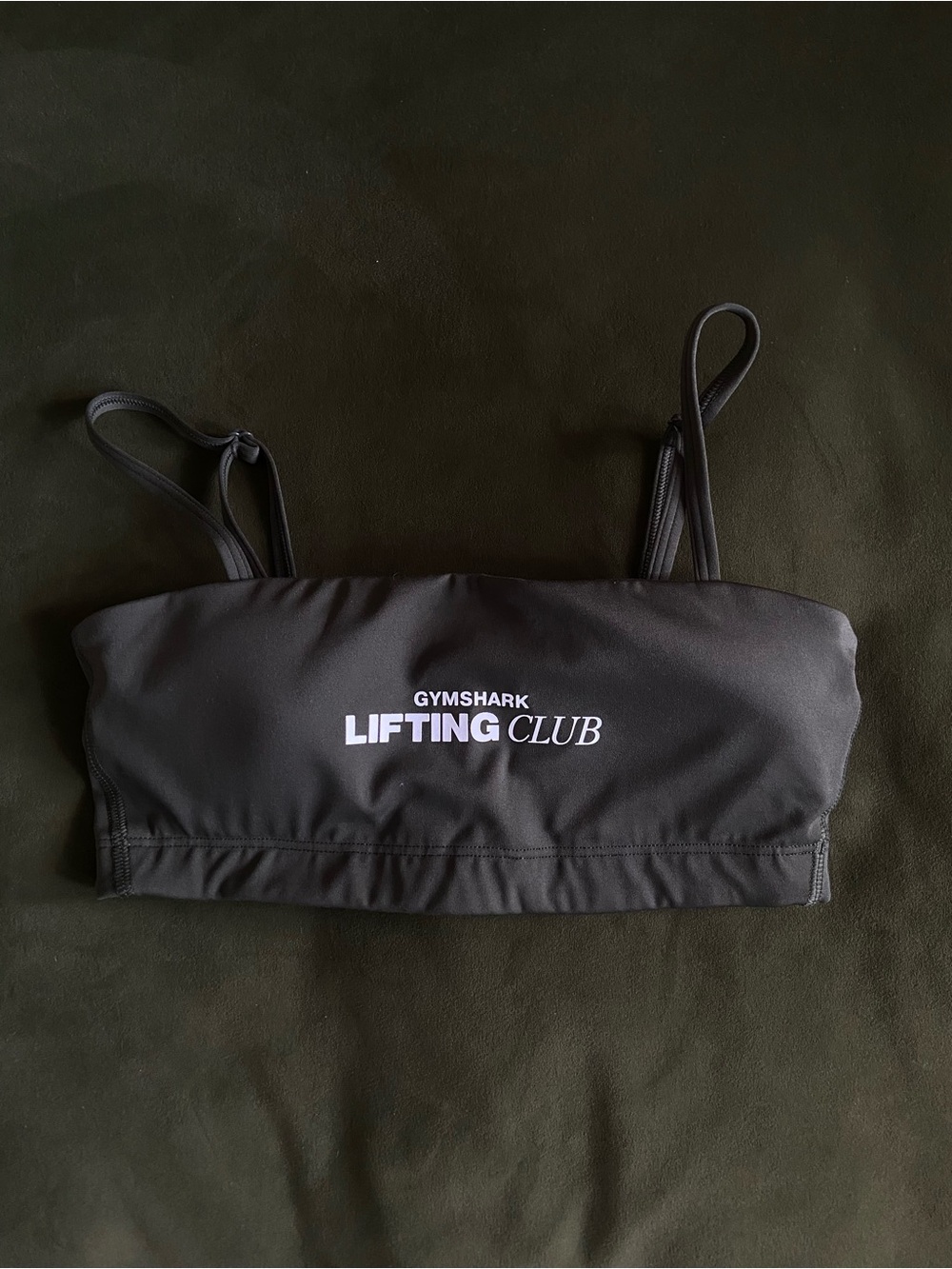 Gymshark Social Club Bandeau - Moss Olive